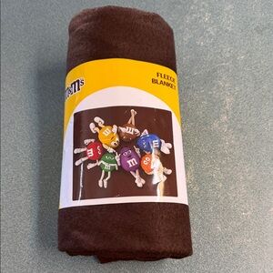 M&M'S Fleece Blanket with Colorful Characters